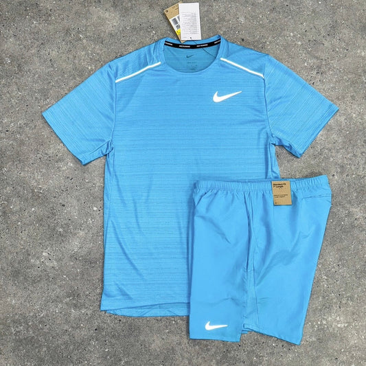 NIKE MILER 1.0 CHALLENGER SET (AQUA BLUE)