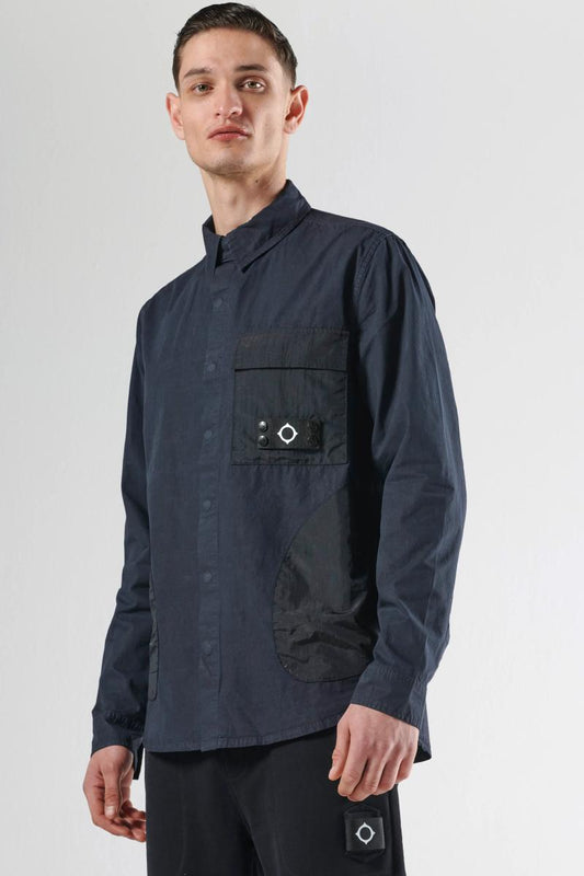 MA.Strum GD Nycot Overshirt Ink Navy