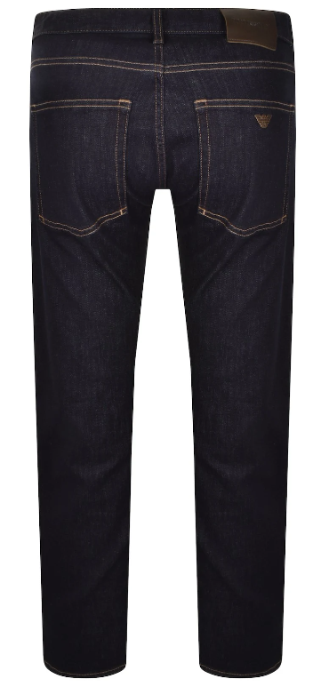 Emporio Armani J45 Regular Jeans Dark Wash Navy