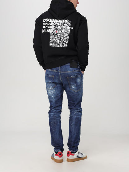 DSquared2 Headquarters Hoodie - Black