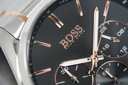 Hugo Boss Men S Watch Champion Two Tone Black Hb1513819