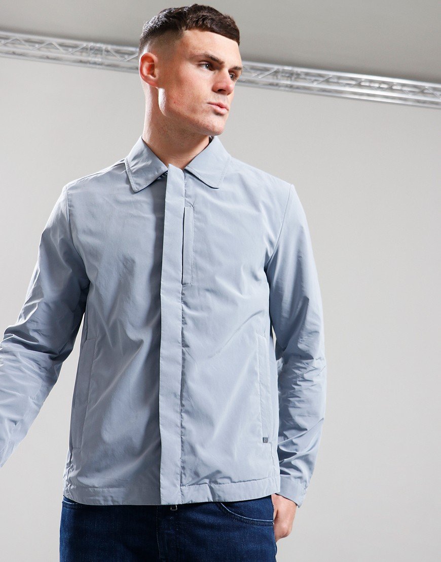 Paul & Shark High Density Overshirt Pale Blue